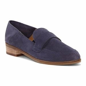 Lucky Brand Blue Chennie Suede Loafer